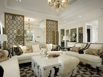 福安花园-124㎡-欧式风效果图