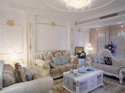 南滨帝景-115㎡-欧式风效果图