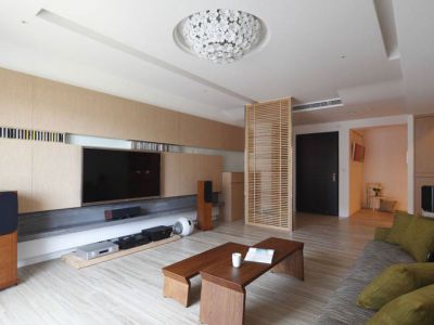 保利中海金地大国璟-90㎡-日式风效果图