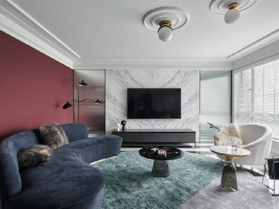 潇湘第一城-150㎡-轻奢风效果图