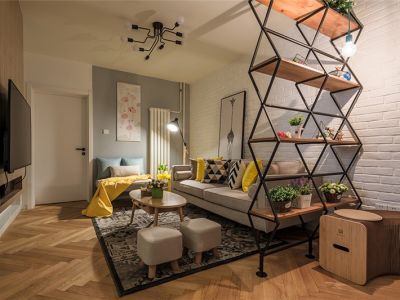 晴雪园-114㎡-北欧风效果图