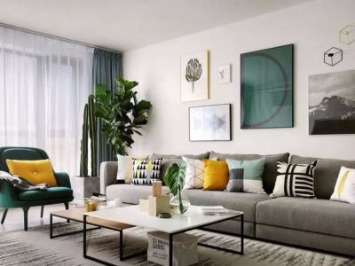 首开·如院-104㎡-北欧风效果图