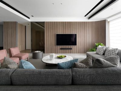 万科明日之光-115㎡-现代风效果图