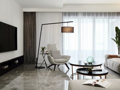 国奥新城二期-85㎡-现代风效果图