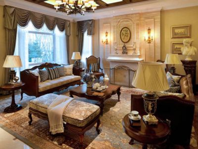 泰安彩虹新苑-350㎡-欧式风效果图