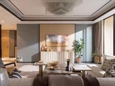 泰安三合御都-180㎡-轻奢风效果图