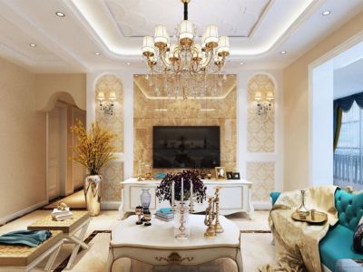 中建幸福城-232㎡-欧式风效果图