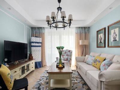 碧桂园·原树缇香-93㎡-美式风效果图