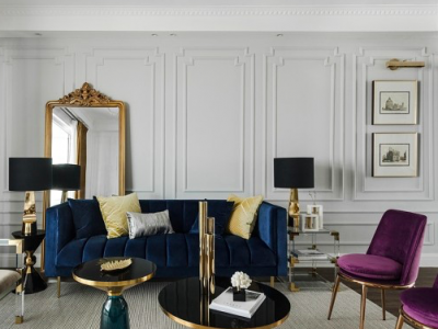 国合中山海悦-151㎡-美式风效果图