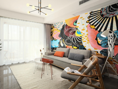 交投置地·上河湾-100㎡-北欧风效果图