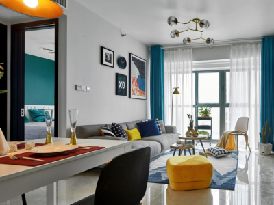 逸合·山语城-86㎡-北欧风效果图