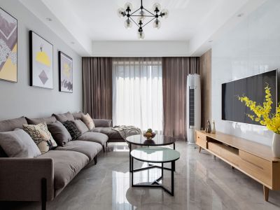 优品道·现代城-113㎡-北欧风效果图