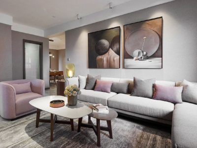 万光山海城-96㎡-轻奢风效果图