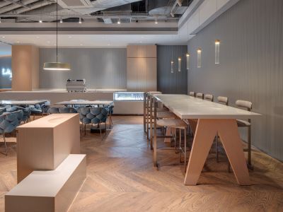 　-200㎡-新中式风效果图