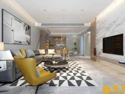 龙湖源著-258㎡-现代风效果图