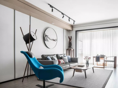 鸿通·檀府-140㎡-新中式风效果图