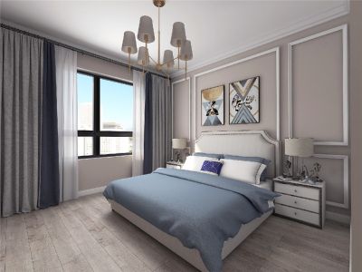 海语城-130㎡-新古典风效果图