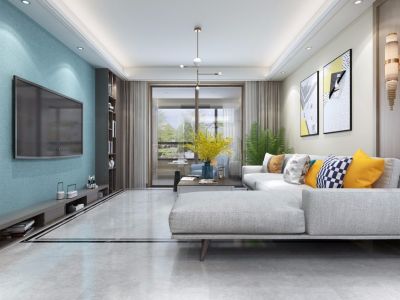 华城国际-114㎡-现代风效果图