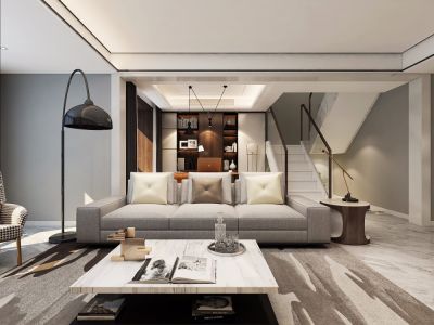 科为城墅-256㎡-现代风效果图