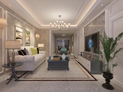 第一大道-169㎡-简约风效果图