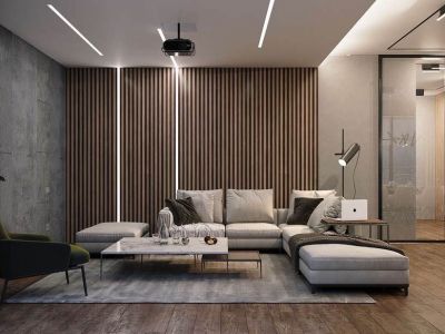 万科麓山-130㎡-现代风效果图