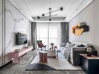 嘉和新城-125㎡-现代风效果图