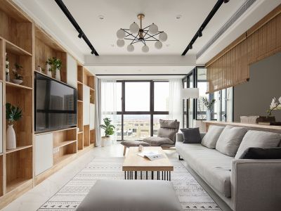 长城一品-125㎡-现代风效果图