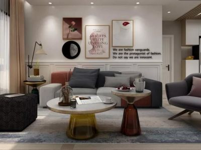 宝能科技城-121㎡-复古风效果图