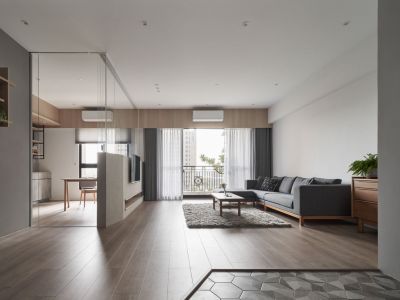 圣城牡丹苑-129㎡-简约风效果图