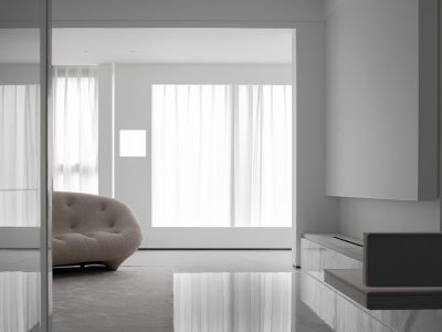 智慧城-100㎡-极简风效果图