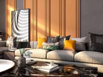 桂枫园-135㎡-现代风效果图