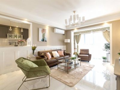 中骏雍景湾-140㎡-田园风效果图