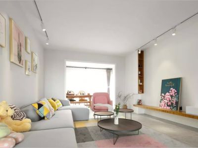 稻香园小区-126㎡-北欧风效果图