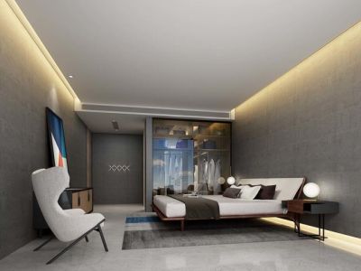 万锦合泰-122㎡-现代风效果图