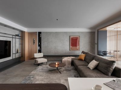 雅居乐中央府-160㎡-现代风效果图