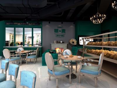 烘焙店-150㎡-现代风效果图