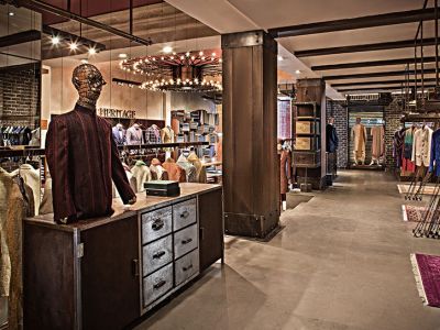 服装店-300㎡-现代风效果图