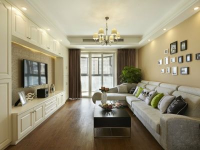 尚城雅庭-109㎡-现代风效果图