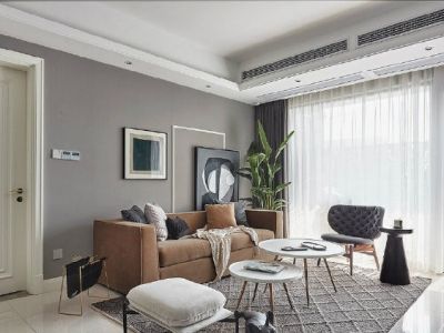 南滨帝景-89㎡-现代风效果图