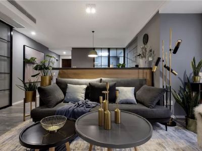 格林城市花园-125㎡-现代风效果图