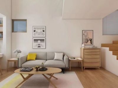 中驰公馆-90㎡-北欧风效果图