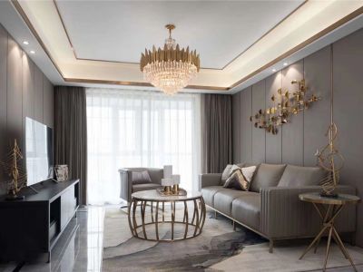 中驰第一城-130㎡-现代风效果图