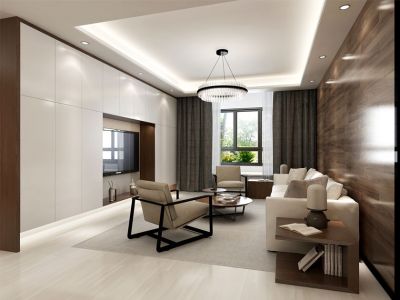 建邦华府-168㎡-现代风效果图