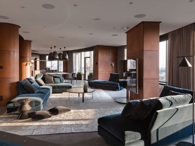 君悦花园简约风格93平米装修案例