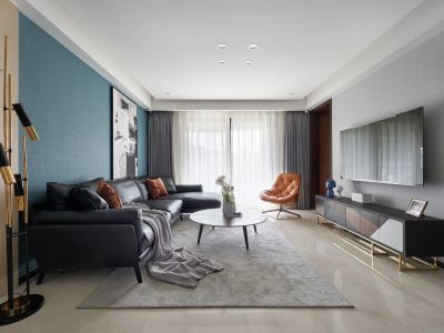 天畅园-123㎡-现代风效果图