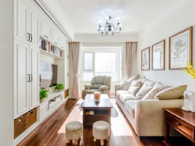 文山步行街-82㎡-美式风效果图