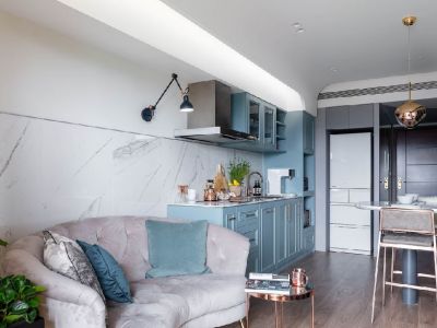 侨城馨苑-60㎡-混搭风效果图