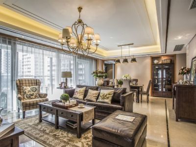 皇冠国际社区-165㎡-新古典风效果图