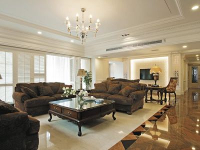 保利小楼大院-213㎡-欧式风效果图