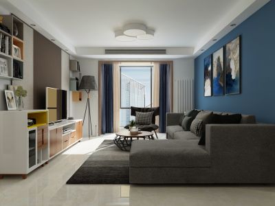 大众置业臻园-147㎡-现代风效果图